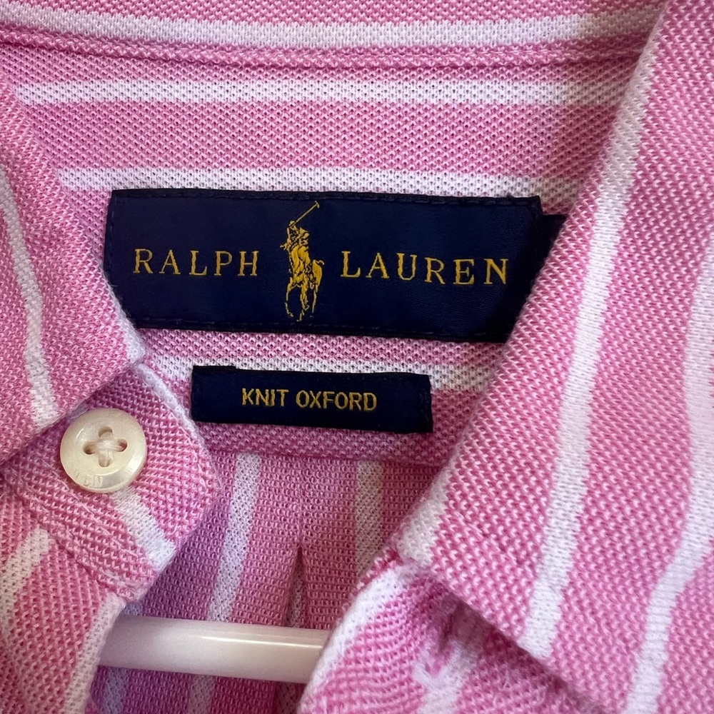 Ralph Lauren Pink Striped Men's Shirt - Picture 5 of 9